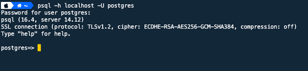 PSQL connection